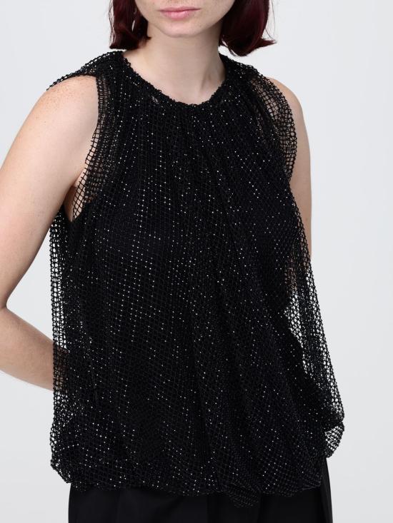 26SS 스포트막스 민소매 티셔츠 294106610600 002 Black - SPORTMAX