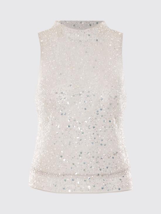 26SS 파트리지아페페 민소매 티셔츠 2C1703A747 J4V6 White - PATRIZIA PEPE