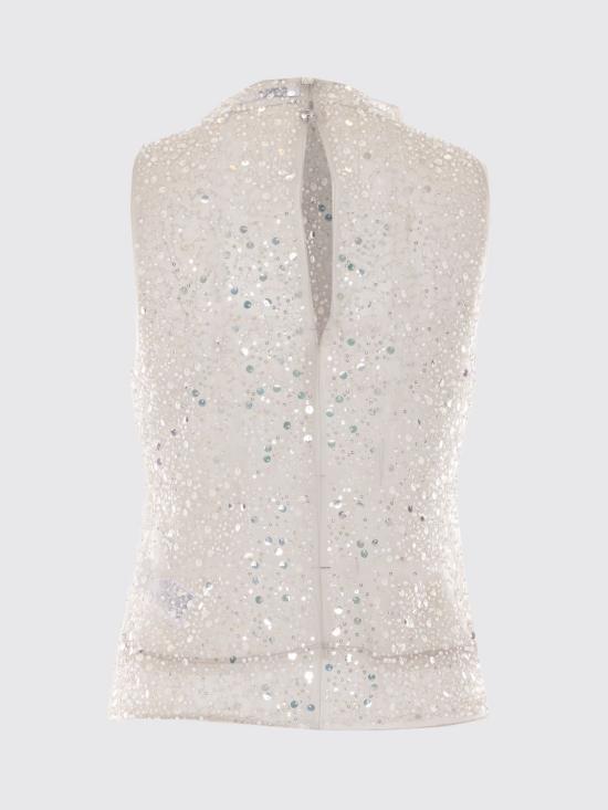 26SS 파트리지아페페 민소매 티셔츠 2C1703A747 J4V6 White - PATRIZIA PEPE