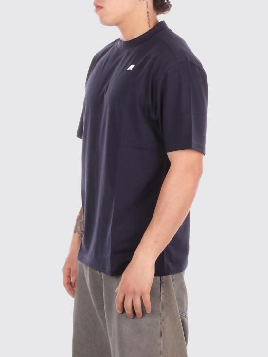 26SS 까웨 반팔 티셔츠 K3136CW K89 Blue - K-WAY