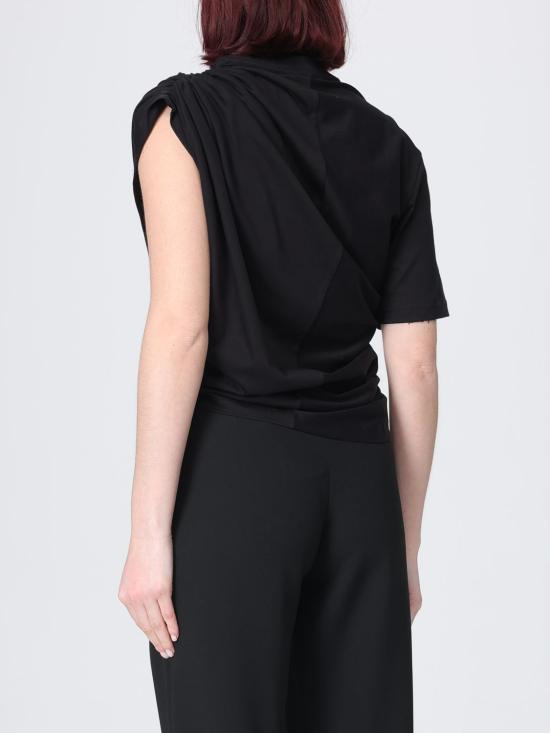 26SS 쿠레쥬 반팔 티셔츠 226JTS241JS0290 9999 Black - COURREGES