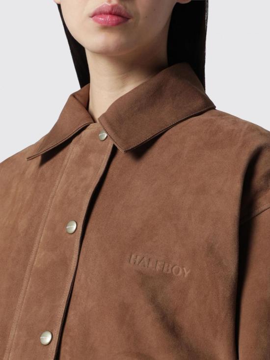 26SS 하프보이 자켓 HS261WL016LT006 022 Brown - HALFBOY