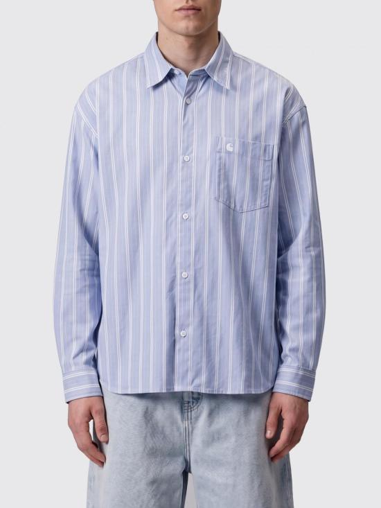 26SS 칼하트 WIP 롱슬리브 빌 셔츠 I036201 3ODXX Blue