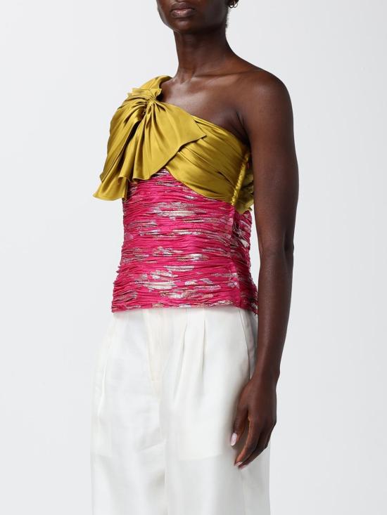 26SS 발렌티노 가라바니 민소매 티셔츠 8B3AEBJ0A1B 9XD Fuchsia - VALENTINO GARAVANI