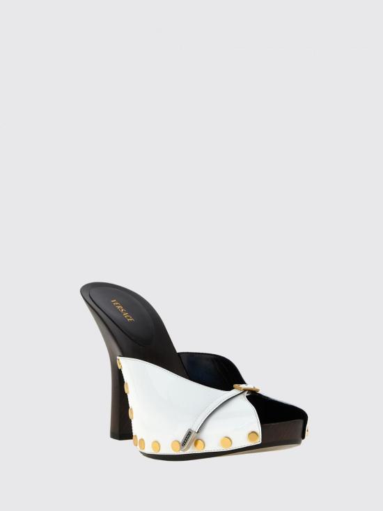 26SS 베르사체 힐/펌프스 1024342D2VE 1W00X White - VERSACE