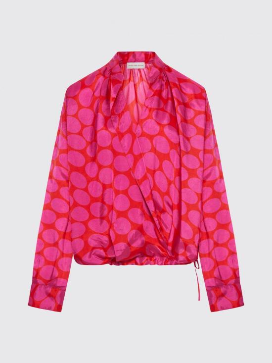 26SS 드리스 반 노튼 블라우스 2610107443017 304 Pink - DRIES VAN NOTEN