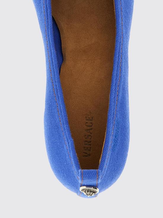 26SS 베르사체 힐/펌프스 10244391A17710 1DB1K Blue - VERSACE