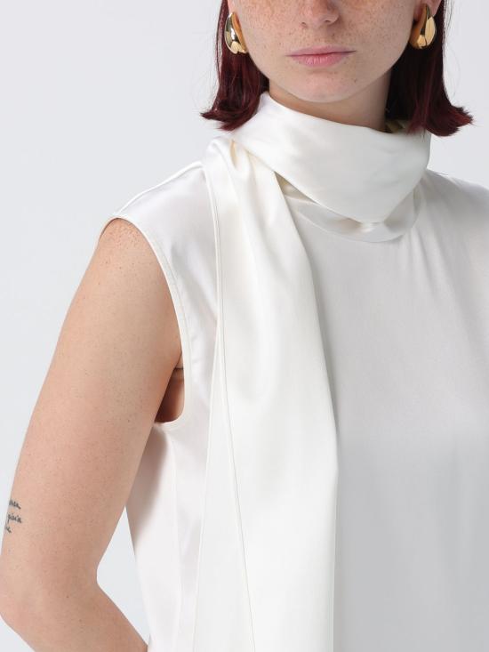 26SS 보테가베네타 민소매 티셔츠 871259V6KR0 9000 White - BOTTEGA VENETA