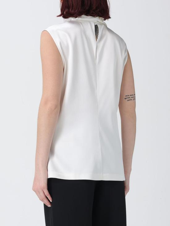 26SS 보테가베네타 민소매 티셔츠 871259V6KR0 9000 White - BOTTEGA VENETA