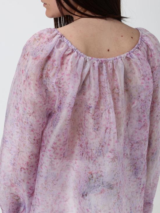 26SS 알베르타 페레티 블라우스 02221649 1240 Lilac - ALBERTA FERRETTI