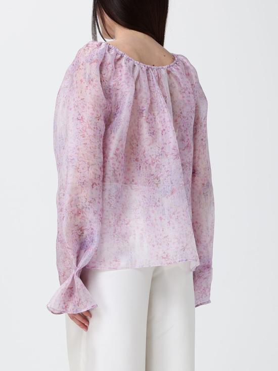26SS 알베르타 페레티 블라우스 02221649 1240 Lilac - ALBERTA FERRETTI