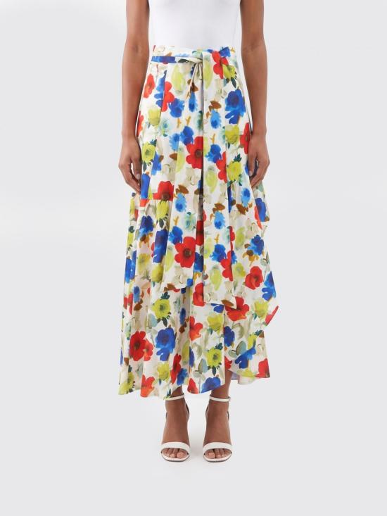 26SS 사라로카 롱 스커트 S1N7143SA70258 242 Blue