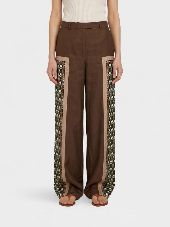 26SS 토리버치 팔라초 팬츠 180751 209 Brown