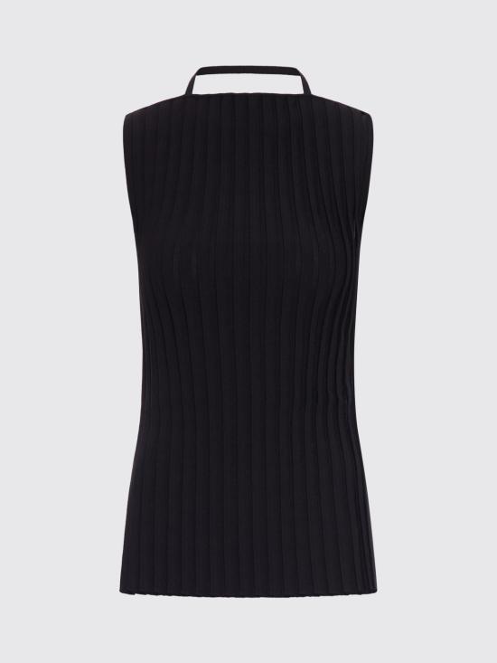 26SS 스포트막스 민소매 티셔츠 2612361093600 004 Black - SPORTMAX