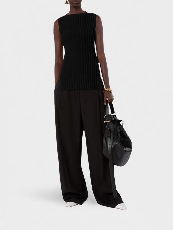 26SS 스포트막스 민소매 티셔츠 2612361093600 004 Black - SPORTMAX