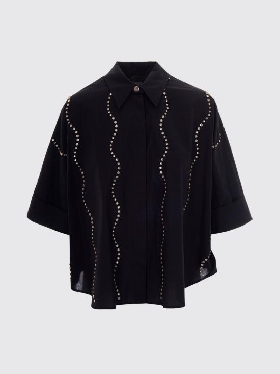 26SS 리우조 셔츠 CA6345TS246 22222 Black - LIU JO