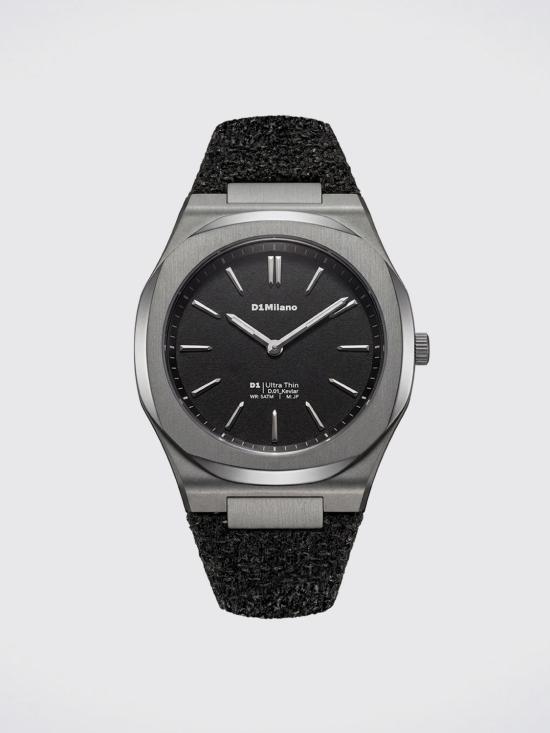 26SS D1밀라노 손목시계 D1UHKJ01 BLACK KEVLAR Black