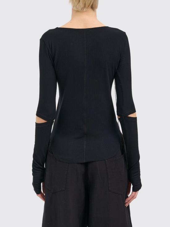 26SS 안드레아 야코브 긴팔 티셔츠 26WTIB44 09 Black - ANDREA YA'AQOV