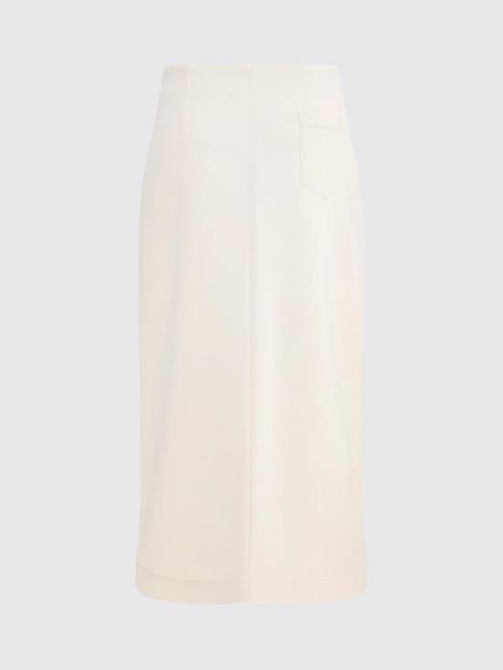 26SS 파비아나 필리피 미디 스커트 GND266F390L749 0145 Butter - FABIANA FILIPPI