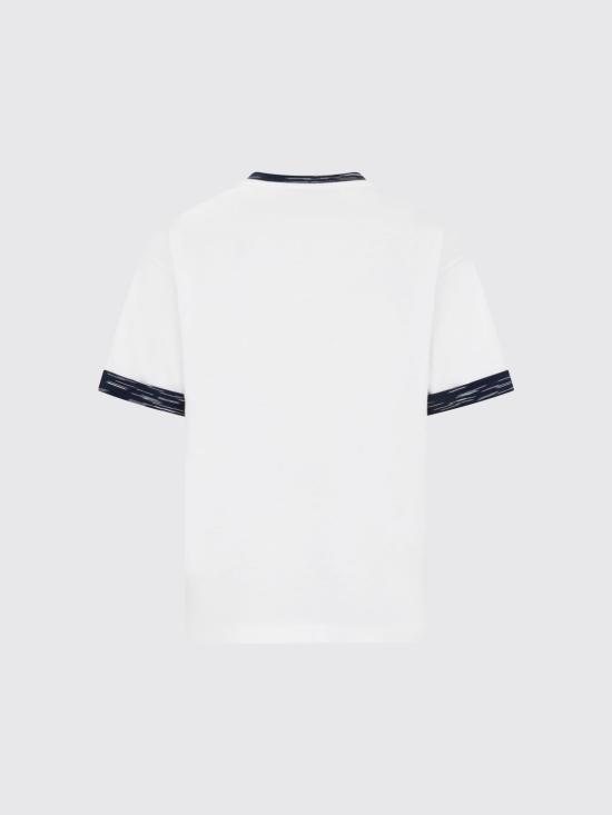 26SS [키즈] 미소니 티셔츠 MY8Q21Z3672 100BL White - MISSONI