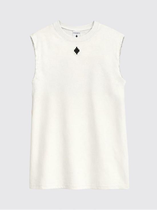 26SS 컨트리 오브 밀란 민소매 티셔츠 S6CMMATH098 412 White - COUNTY OF MILAN