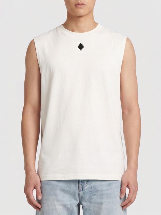 26SS 컨트리 오브 밀란 민소매 티셔츠 S6CMMATH098 412 White