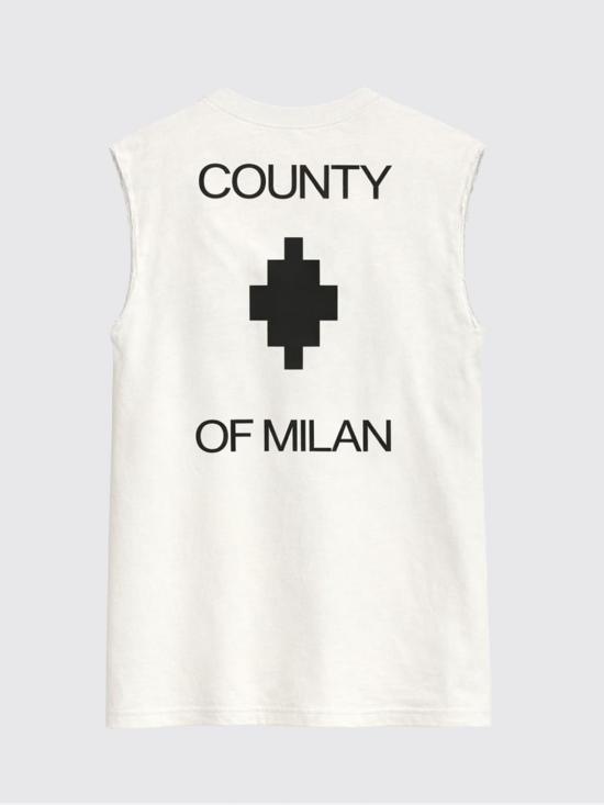 26SS 컨트리 오브 밀란 민소매 티셔츠 S6CMMATH098 412 White - COUNTY OF MILAN