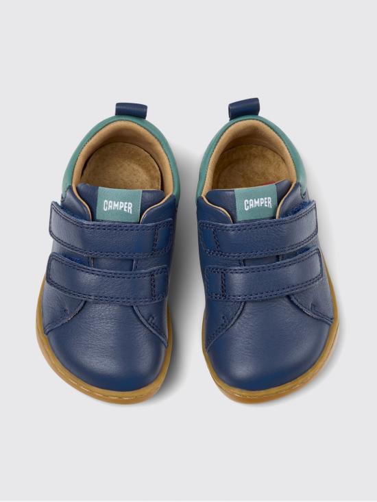 26SS [키즈] 캠퍼 스니커즈 K800405 057 PEU 0 Blue - CAMPER