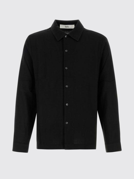 26SS 세퍼 긴팔 셔츠 SS24SENSEBLA BLACKCREPE Black - SEFR