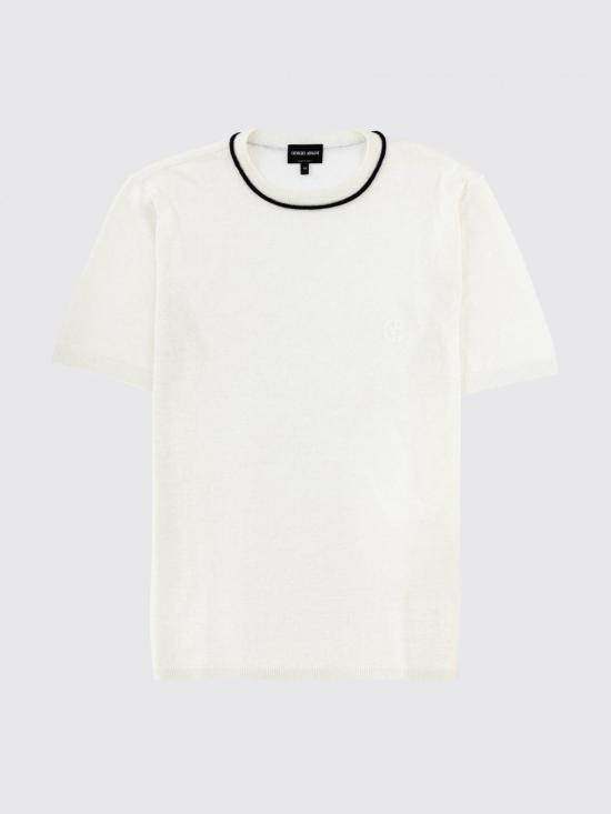 26SS 조르지오 아르마니 스웨터 GM003520AF24710 F0026 Ivory - GIORGIO ARMANI