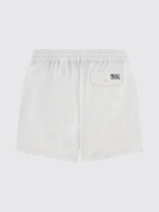 26SS 폴로 랄프로렌 포니 자수 스윔 쇼츠 710957782 014 White - POLO RALPH LAUREN