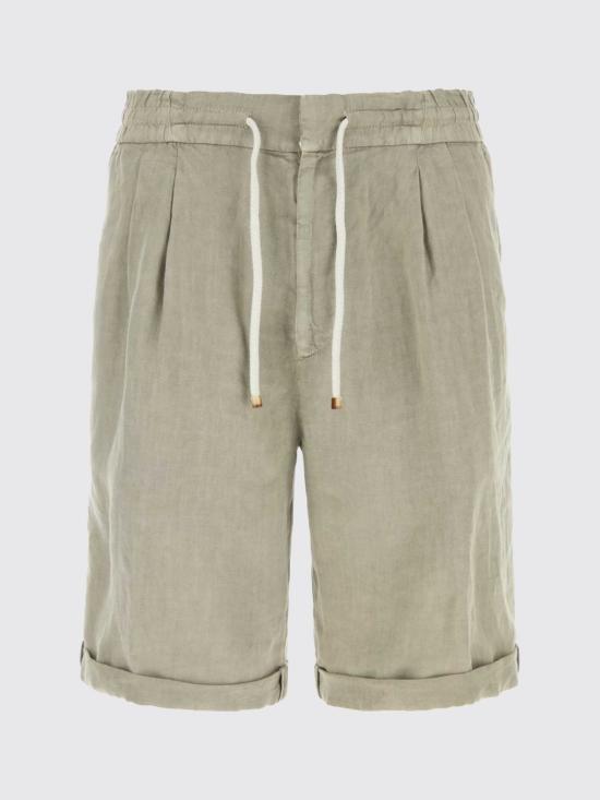 26SS 브루넬로 쿠치넬리 숏팬츠 M243DU0020 C6035 Earth - BRUNELLO CUCINELLI
