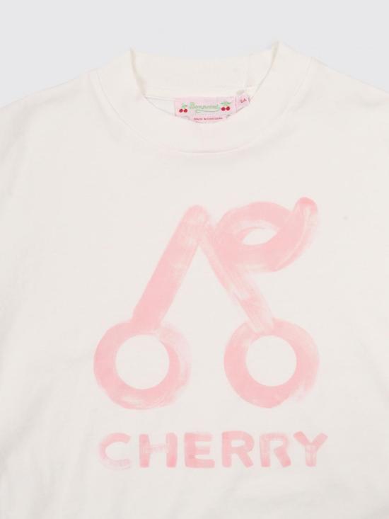 26SS [키즈] 봉쁘앙 티셔츠 S06GTSK00017 102 White - BONPOINT