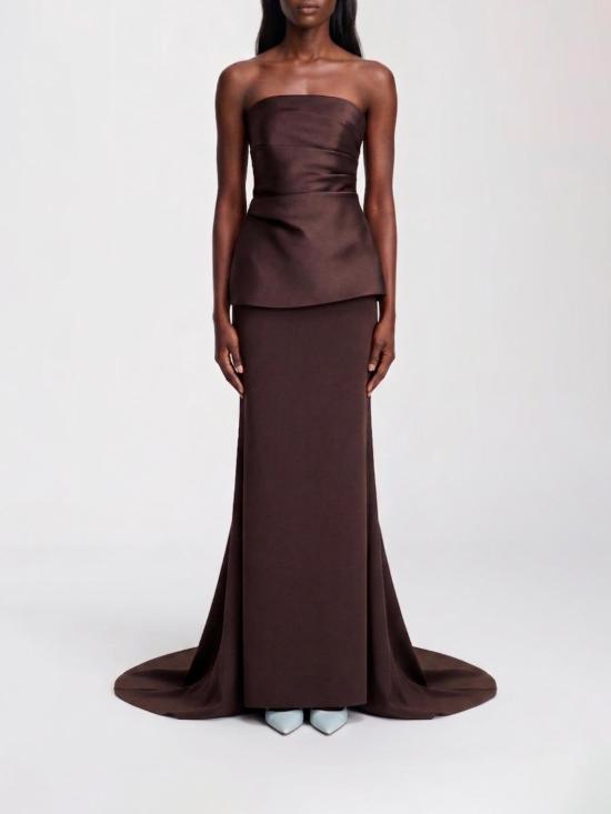 26SS 솔러스런던 롱 원피스 OS47031 CHESNUT Brown