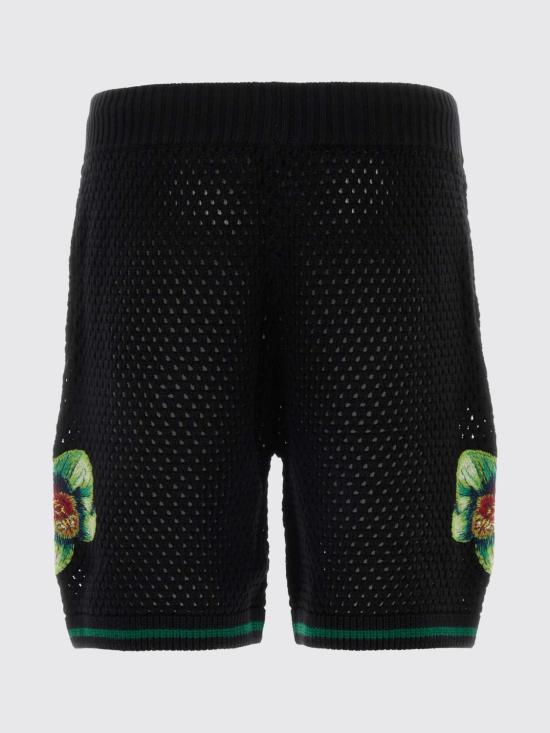 26SS 카사블랑카 숏팬츠 MSS26KW1317 01 Black - CASABLANCA