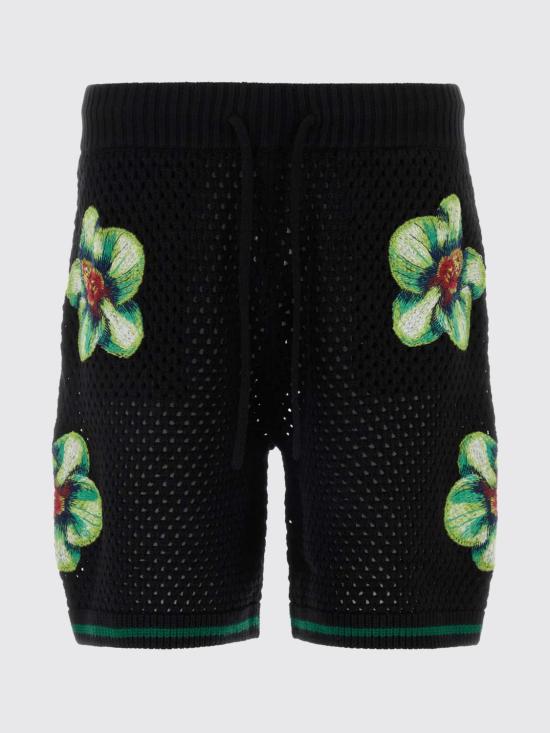 26SS 카사블랑카 숏팬츠 MSS26KW1317 01 Black - CASABLANCA