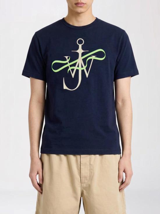 26SS JW앤더슨 리본 앵커 티셔츠 JT0320PG1937 888 Blue