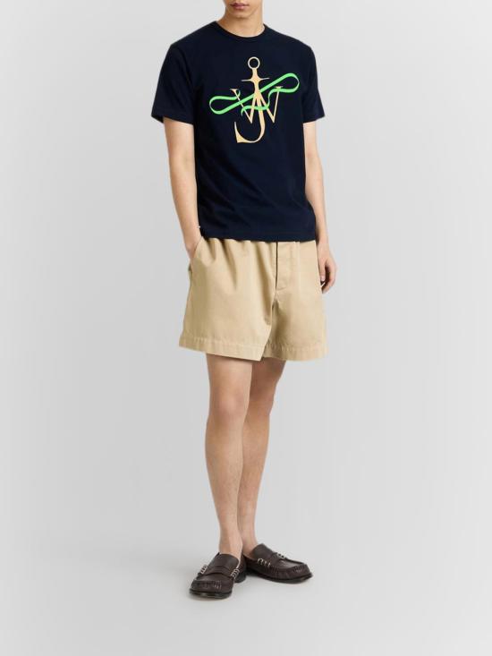 26SS JW앤더슨 리본 앵커 티셔츠 JT0320PG1937 888 Blue - JW ANDERSON