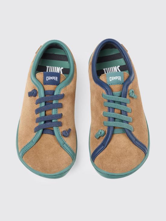 26SS [키즈] 캠퍼 스니커즈 K800663 004 TWINS 0 Brown - CAMPER