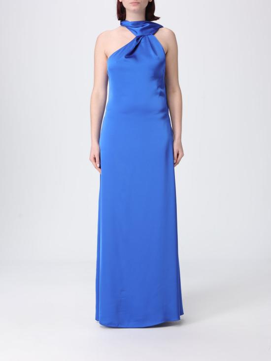 26SS H 꾸뛰르 롱 원피스 HV38654653 BLUETTE Royal Blue