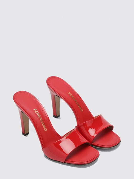 26SS 살바토레 페라가모 힐/펌프스 7903951 FB Red - SALVATORE FERRAGAMO