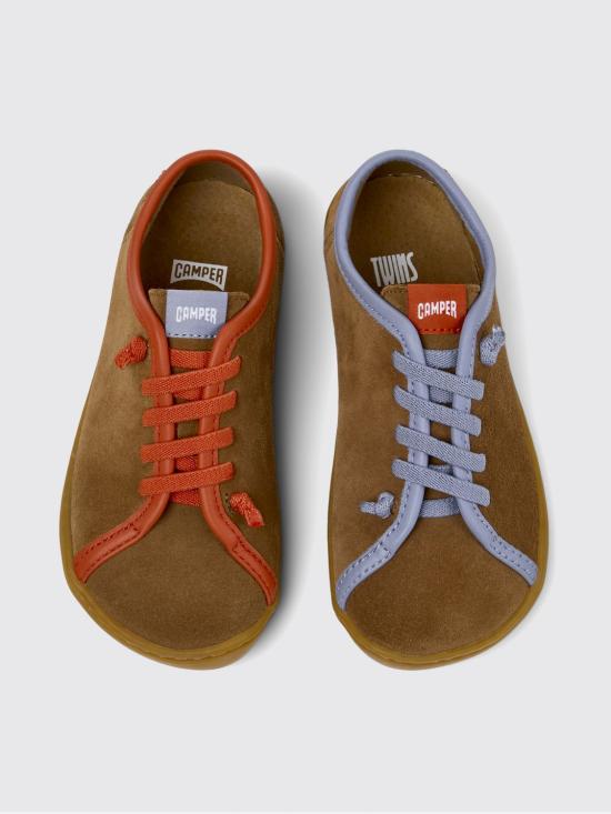 26SS [키즈] 캠퍼 스니커즈 K800663 001 TWINS 0 Brown - CAMPER