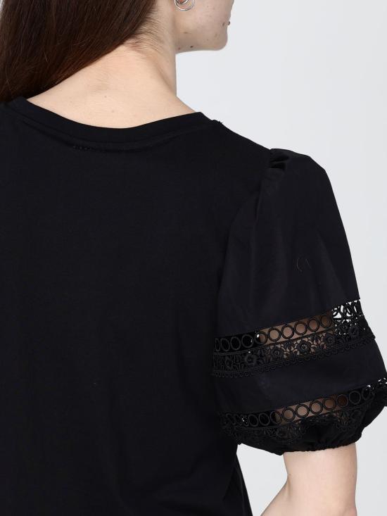 26SS 트윈셋 반팔 티셔츠 261TT2260 00006 Black - TWINSET