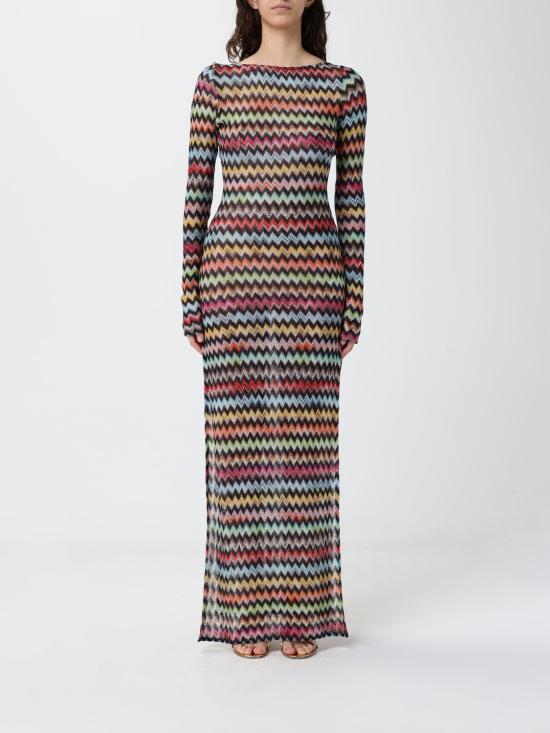 26SS 미소니 롱 원피스 MC26SQ03BR014J SM9YL Black