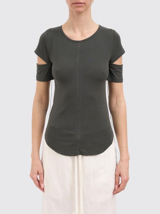 26SS 안드레아 야코브 반팔 티셔츠 26WTIB43 01 Brown