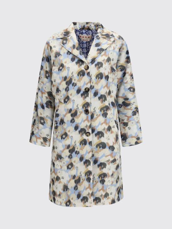 26SS 마르니 코트 CPMA0266BQUTP812 JQB21 Gnawed Blue - MARNI