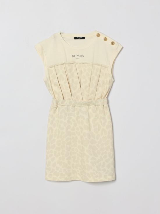 26SS [키즈] 발망 원피스 BY1C12Z3762 102BG Ivory