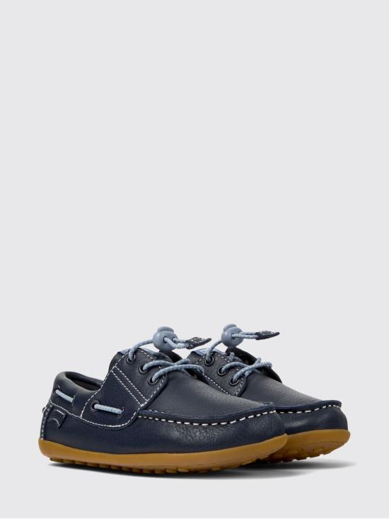 26SS [키즈] 캠퍼 모카신 K800689 002 PEU 0 Blue - CAMPER