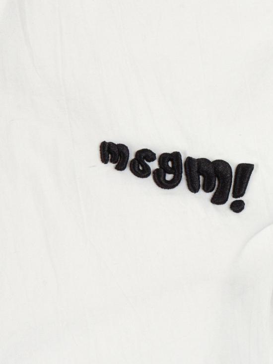 26SS [키즈] 엠에스지엠 셔츠 MSJGSI123 001 White - MSGM