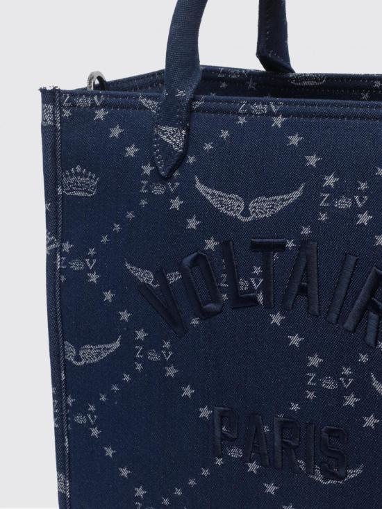 26SS 자딕앤볼테르 토트백 LWBA04248 415 Blue - ZADIG & VOLTAIRE